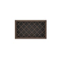Inset Truffle Brown RTA 24-36"W x 15-30"H x 13.5"D 5-Size Diamond Lattice Wine Grid Wall Rack Cabinet