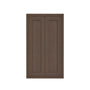 Inset Truffle Brown RTA 24-36"W x 30-42"H x 13.5"D 15-Size Double Doors Wall Cabinet