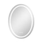 Modern Oval LED Bathroom Mirror with Ambient Backlighting