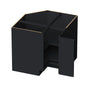 Slim Ebony Black Shaker RTA 33"/36"W x 34.5"H x 24"D Lazy Susan Base Cabinet