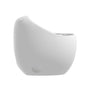 Egg Shape 1-Piece Toilet in Glossy White with 1.28 GPF Single Flush