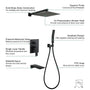 10-inch/12inch Rain Shower System With Handeld & Tub Spout