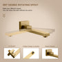 10" Wall Mounted Dual Shower Head Rain Shower System with Tub Spout