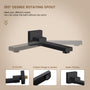 10" Wall Mounted Dual Shower Head Rain Shower System with Tub Spout