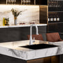 Touchless Dual-Sensor Pull-Down Kitchen Faucet with Modern Design