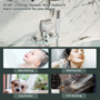 Wall-Mounted Brass Waterfall Tub Filler with Handheld Shower