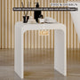 Solid Surface Bathroom Shower Stool with 1.77" Thickened Seat