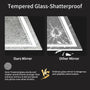 Rectangular Frameless LED Bathroom Mirror with Anti-Fog & Adjustable Color