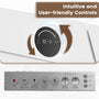 Square Smart Bidet Toilet with Heated Seat and Radar Sensor Lid
