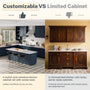 Cyber Grey RTA 18"W x 24"D x 34.5"H Base Cabinet with 1 Drawer and 1 Door
