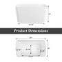 49" Acrylic Freestanding Japanese Soaking Hot Tub with Overflow and Drain