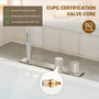 2-Handle Waterfall Roman Tub Faucet with Handheld Shower