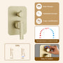 20*14 inch Ceiling-Mounted Luxury Shower System with LED Lights
