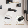 12-inch 4-Function Body Jet Shower System with Tub Spout & Slide Bar