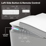 One-Piece Chair Height Elongated Smart Bidet Toilet with Auto Lid, Foam Shield Protection & Dual Flush
