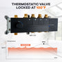 16-Inch Four-Function Luxury Thermostatic Shower System with LED Lights