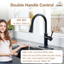 Smart Voice-Controlled Kitchen Faucet with Pull Down Sprayer and Touchless Technology