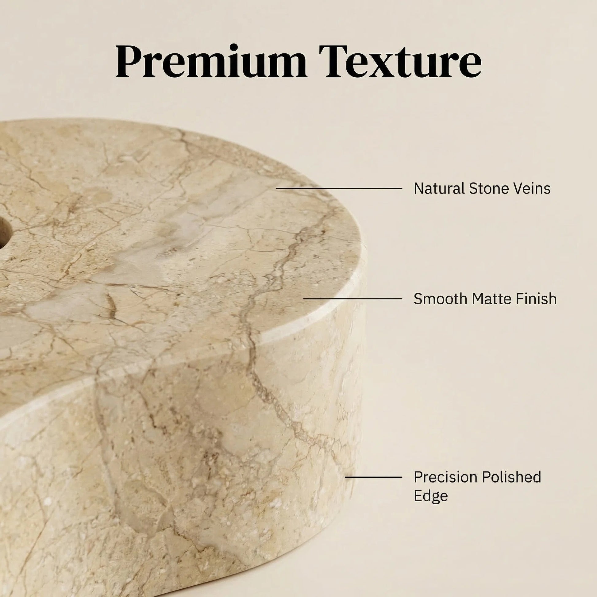 6-Piece Marble Bathroom Accessories Set - Gold