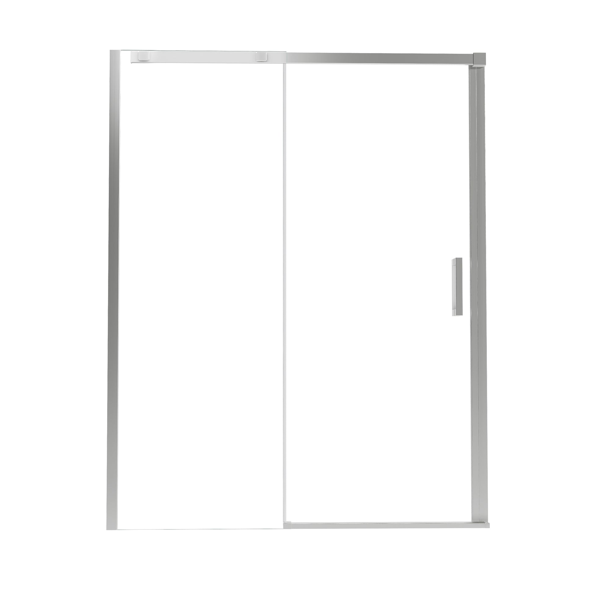 60" x 74" Shower Door and Framed Soft-Close Sliding Shower Door with 6mm Tempered Glass