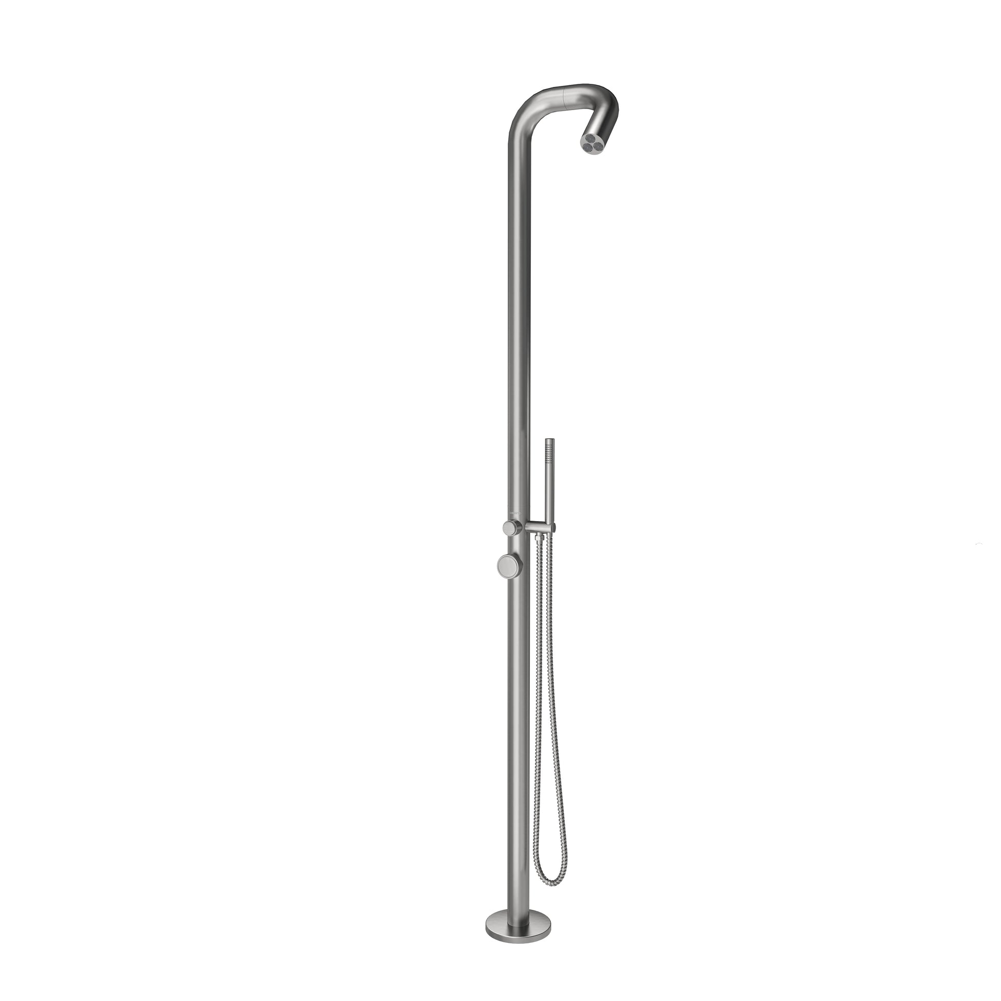 60 mm Outdoor Shower System with Rainfall Shower and Handheld