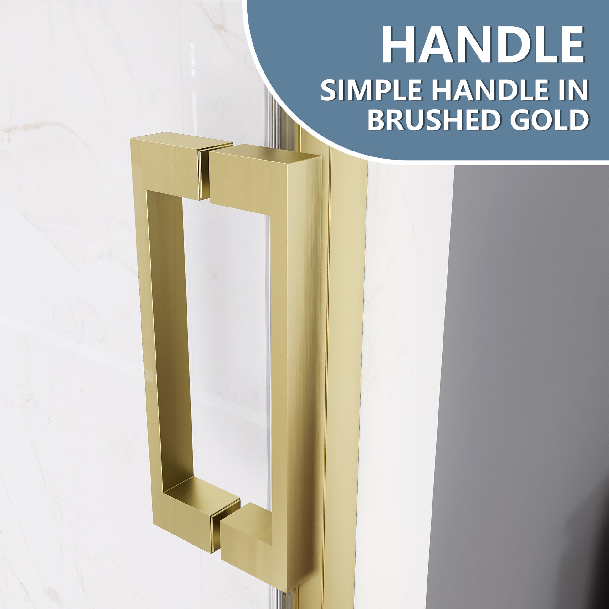 60" x 74" Shower Door and Framed Soft-Close Sliding Shower Door with 6mm Tempered Glass