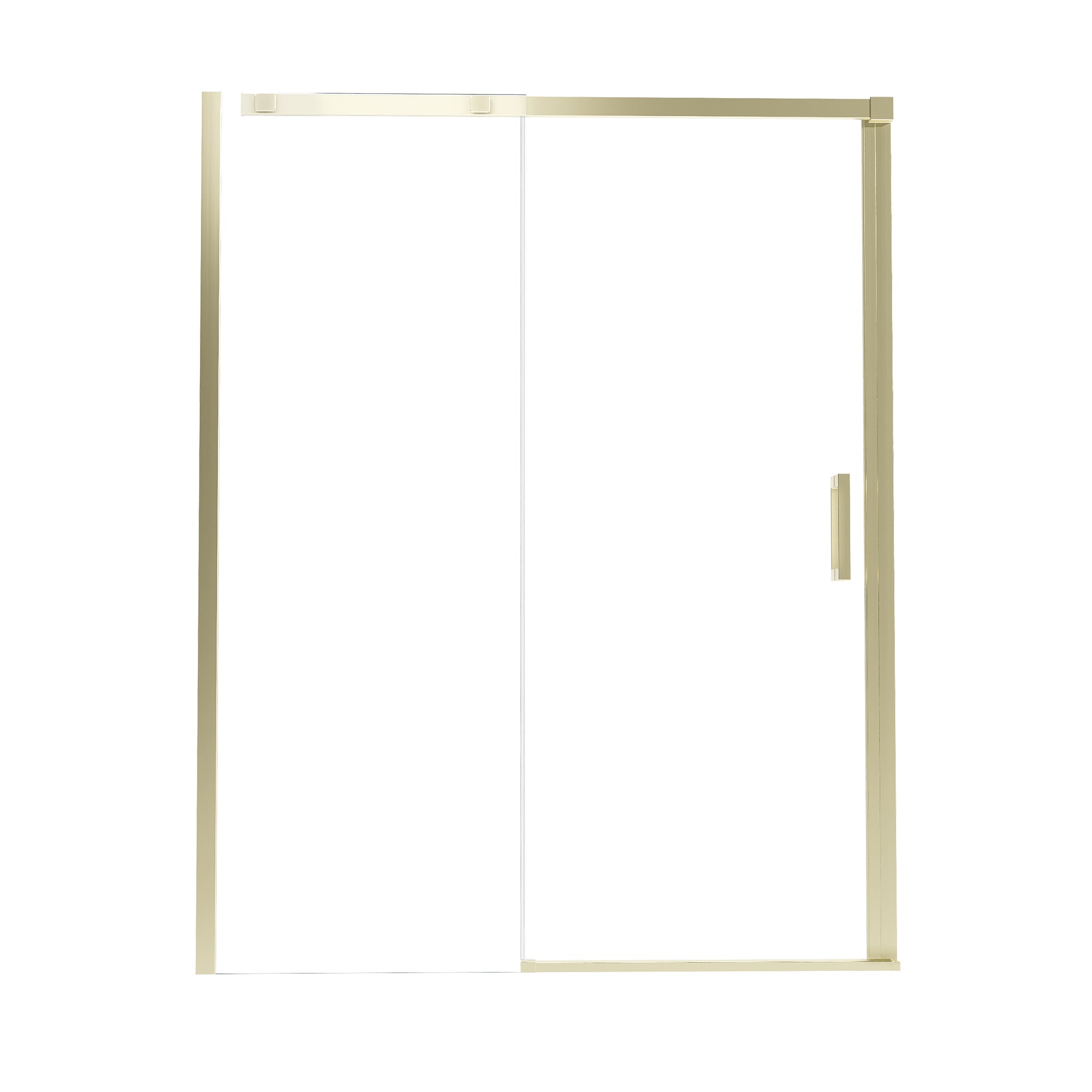 60" x 74" Shower Door and Framed Soft-Close Sliding Shower Door with 6mm Tempered Glass