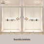 60"x76" Frameless Single Sliding Shower Door in Chrome/Brushed Nickel/