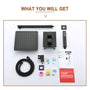 CASAINC Matte Black Wall Mounted Bathroom Shower Faucet Set