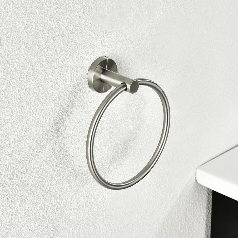 5 Piece Bathroom Towel Rack Set Wall Mount