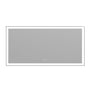 Tempered Glass LED Mirror with Aluminum Frame for Bathroom Vanity