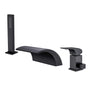CASAINC Single-Handle 3 Holes Deck Mount Roman Tub Faucet with Handheld Shower