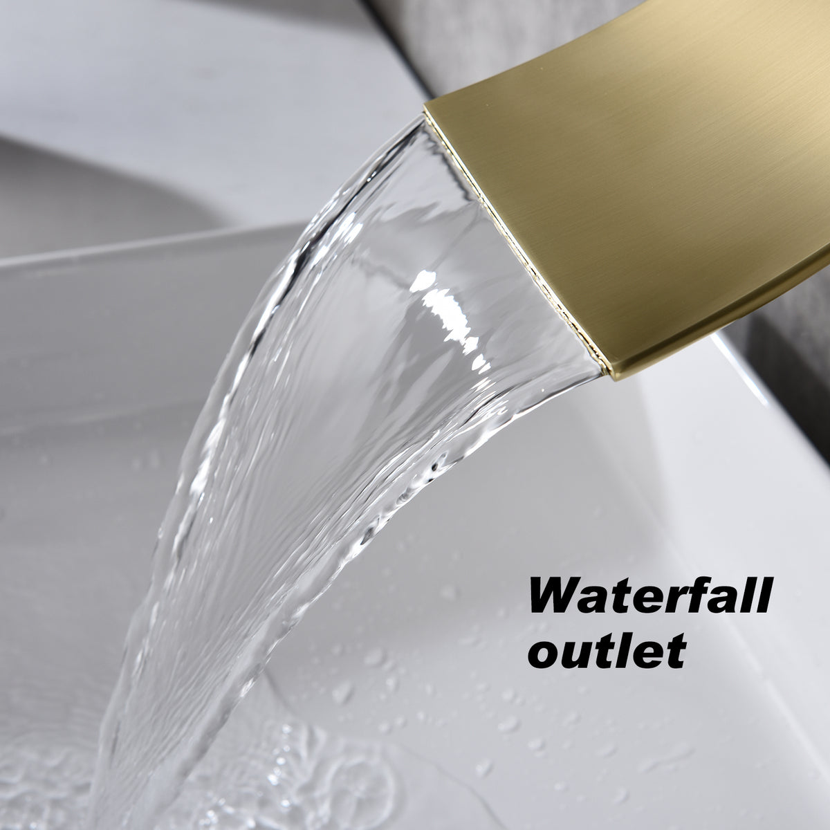 Wall Mount Widespread Bathroom Faucet-CASAINC
