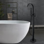 CASAINC Single-Handle Floor-Mounted Bathtub Faucet High Flow Bathroom Tub Filler with Hand Shower-CASAINC