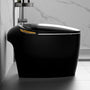 Smart Egg-Shaped Toilet with Built-in Bidet and Soft Ambient Light