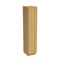 Inset Hazelnut Oak RTA 18"W x 84-96"H x 25"D 3-Size Pantry Cabinet with 2 Doors and 4 Shelves