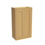 Inset Hazelnut Oak RTA 24-36"W x 30-42"H x 13.5"D 15-Size Double Doors Wall Cabinet