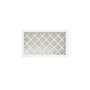 Inset Origami White RTA 24-36"W x 15-30"H x 13.5"D 5-Size Diamond Lattice Wine Grid Wall Rack Cabinet