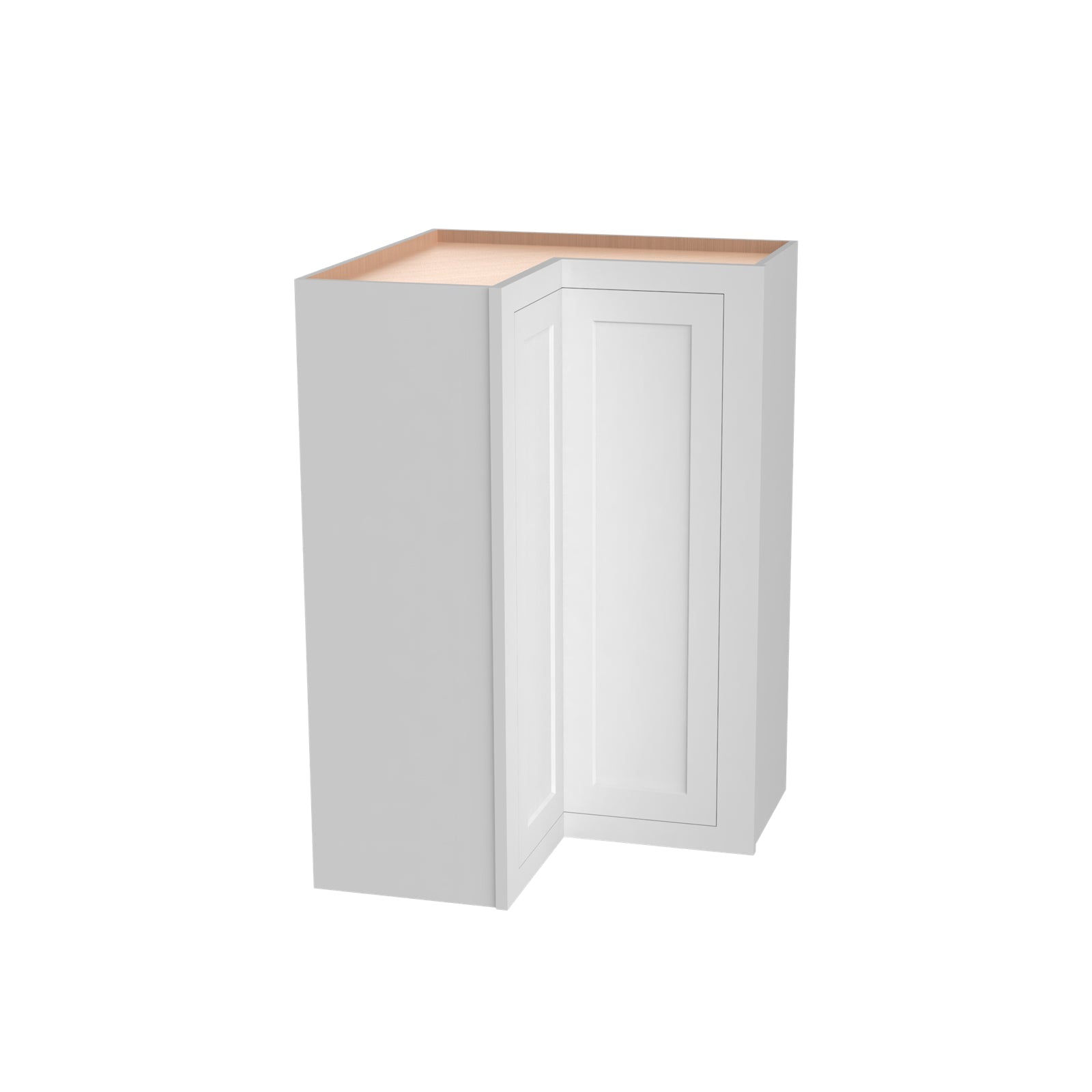 Inset Origami White RTA 25.5"W x 18-42"H x 13.5"D 3-Size Easy Reach Wall Cabinet with 2-3 shelves