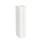 Inset Origami White RTA 9-21"W x 30-42"H x 13.5"D 15-Size Single Door Wall Cabinet