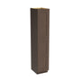 Inset Truffle Brown RTA 18"W x 84-96"H x 25"D 3-Size Pantry Cabinet with 2 Doors and 4 Shelves