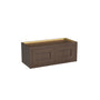 Inset Truffle Brown RTA 24-36"W x 12-24"H x 13.5"D 10-Size Double Doors Wall Cabinet
