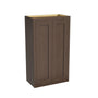 Inset Truffle Brown RTA 24-36"W x 30-42"H x 13.5"D 15-Size Double Doors Wall Cabinet