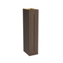Inset Truffle Brown RTA 9-21"W x 30-42"H x 13.5"D 15-Size Single Door Wall Cabinet