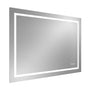 LED Front-Lighted Bathroom Mirror with Touch Dimming and Shadow Free Lighting