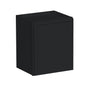 Slim Ebony Black Shaker RTA 12"/15"/18"/21"W x 18"H x 12"D Single Door Short Wall Cabinet