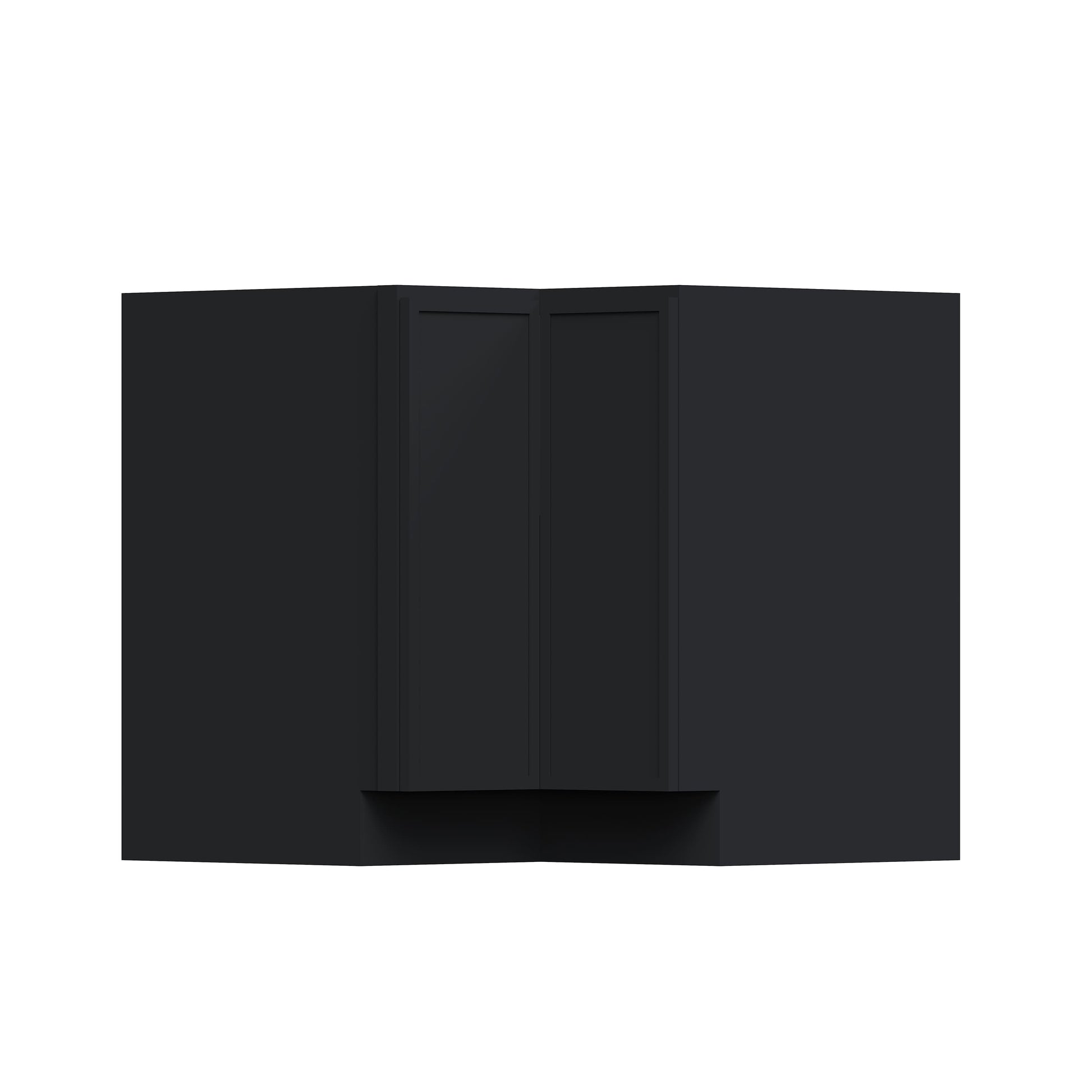 Slim Ebony Black Shaker RTA 33"/36"W x 34.5"H x 24"D Lazy Susan Base Cabinet