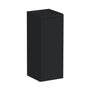 Slim Ebony Black Shaker RTA 9"-21"W x 30"/36"/42"H x 12"D 15-Size Single Door Standard Wall Cabinet