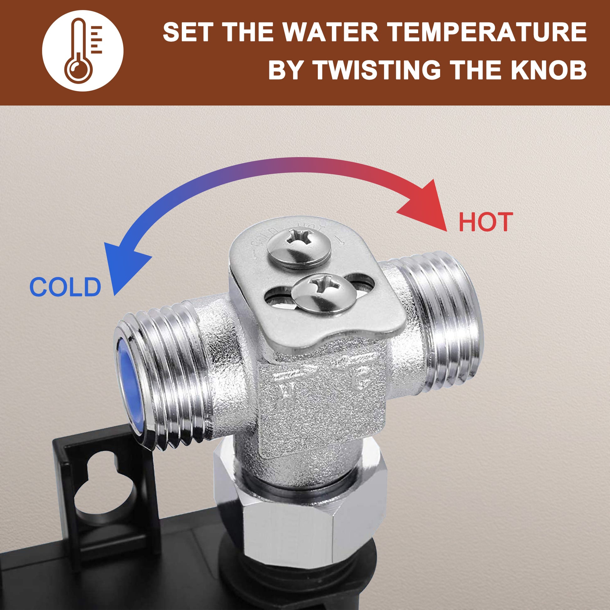 Hands-Free Touchless Bathroom Sink Faucet with Hole Cover Plate