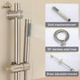 CASAINC 8" Multifunctional Shower System with Sliding Bar & Handheld Shower & 4 Body Sprays 