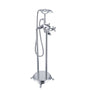 3-Handle Luxury Claw Foot Freestanding Tub Faucet-CASAINC